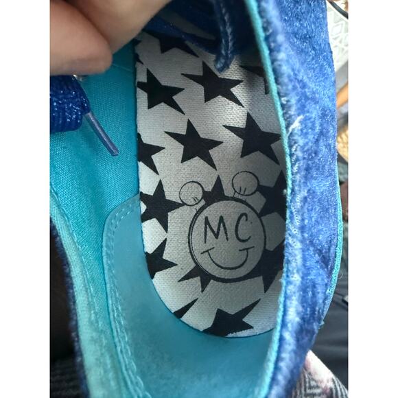 Blue Velvet Women's Sneakers - Picture 5 of 7